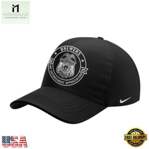 Milwaukee Brewers Law Enforcement Appreciation 2025 Baseball Cap
