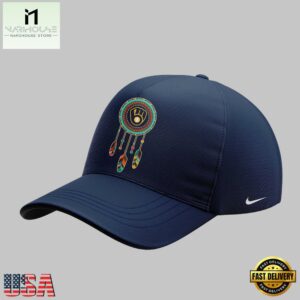 Milwaukee Brewers Native American Heritage Month 2025 Cap