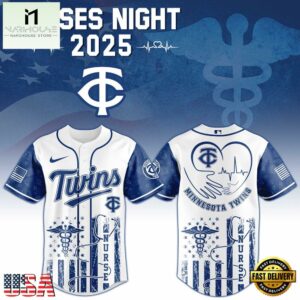 Minnesota Twins MLB x Nurses Baseball Jersey Shirt