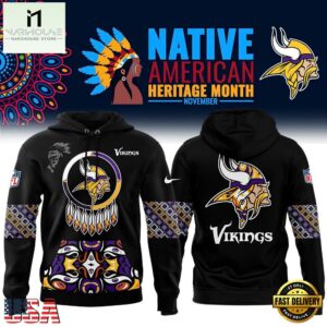Minnesota Vikings Native American Heritage Month Premium Hoodie Shirt
