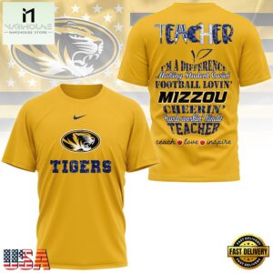 Missouri Tigers Teacher Pride Unisex 3D Shirt