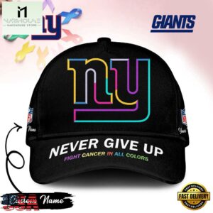 New York Giants Never Give Up Fight Cancer In All Colors Classic Cap