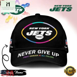 New York Jets Never Give Up Fight Cancer In All Colors Classic Cap