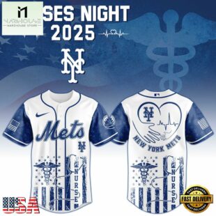 New York Mets MLB x Nurses Baseball Jersey Shirt