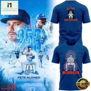 New York Mets Pete Alonso Home Run King T Shirt