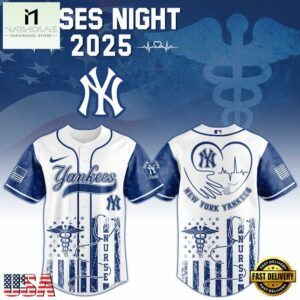 New York Yankees MLB x Nurses Baseball Jersey Shirt