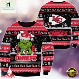 NFL Kansas City Chiefs x Grinch Movies Ugly Christmas Sweater