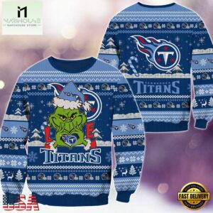 NFL Tennessee Titans x Grinch Movies Ugly Christmas Sweater