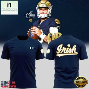 Notre Dame Fighting Irish Football 2025 New Uniform T Shirt