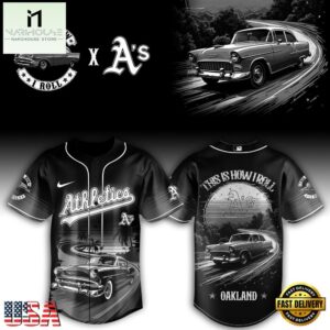 Oakland Athletics MLB x Classic Car Pride Baseball Jersey For Fans