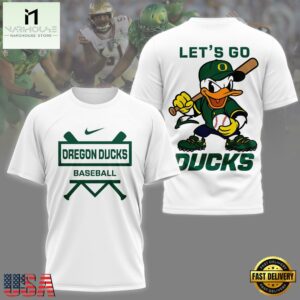 Oregon Ducks NCAA Baseball 3D Shirt