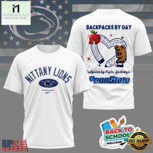 Penn State Nittany Lions Welcome Back To School 3D Shirt