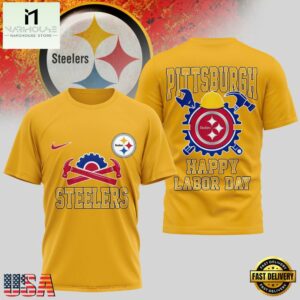 Pittsburgh Steelers NFL Happy Labor Day 2025 Uniesx 3D Shirt