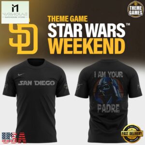 San Diego Padres x Star Wars 2025 3D Shirt
