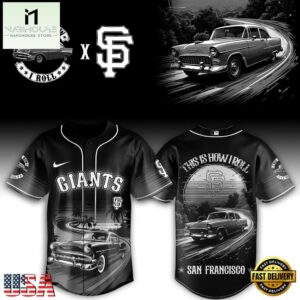San Francisco Giants MLB x Classic Car Pride Baseball Jersey For Fans