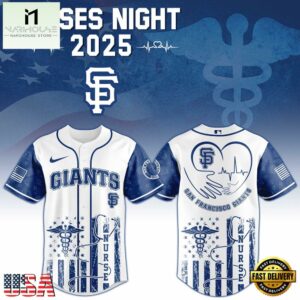 San Francisco Giants MLB x Nurses Baseball Jersey Shirt