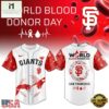San Francisco Giants MLB x World Blood Donor Day Baseball Jersey For Fans