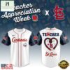 St. Louis Cardinals MLB X Teacher Appreciation Week Baseball Jersey Shirt