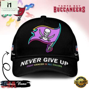 Tampa Bay Buccaneers Never Give Up Fight Cancer In All Colors Classic Cap