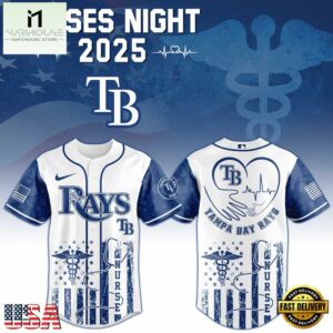 Tampa Bay Rays MLB x Nurses Baseball Jersey Shirt