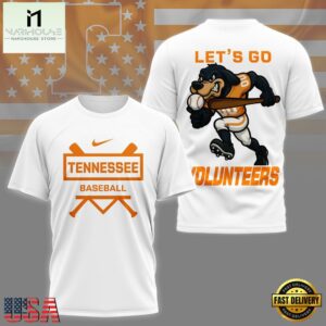Tennessee Volunteers NCAA Baseball 3D Shirt