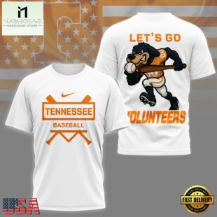 Tennessee Volunteers NCAA Baseball 3D Shirt