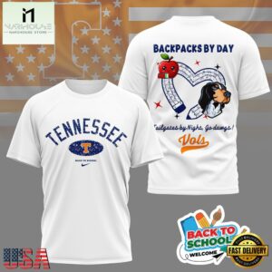Tennessee Volunteers Welcome Back To School 3D Shirt