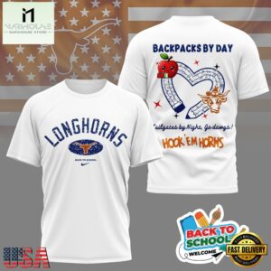 Texas Longhorns Welcome Back To School 3D Shirt