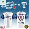 Texas Rangers MLB X Teacher Appreciation Week Baseball Jersey Shirt