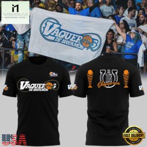 Vaqueros de Bayamon 2025 Play Offs BSN Black Shirt