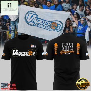 Vaqueros de Bayamon 2025 Play Offs BSN Black Shirt