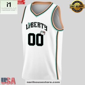 2025 New York Liberty x Hello Kitty Edition Custom Basketball Jersey
