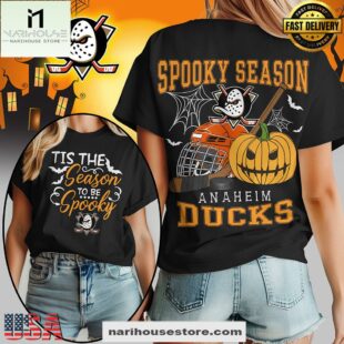 Anaheim Ducks NHL Spooky Season Halloween 3D Shirt