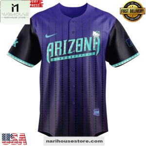 Arizona Diamondbacks 2025 City Connect Hello Kitty Baseball Jersey Shirt