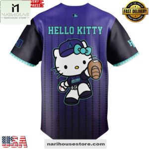 Arizona Diamondbacks 2025 City Connect Hello Kitty Baseball Jersey Shirt