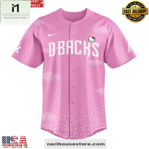 Arizona Diamondbacks x Hello Kitty Night 2025 Baseball Jersey Shirt