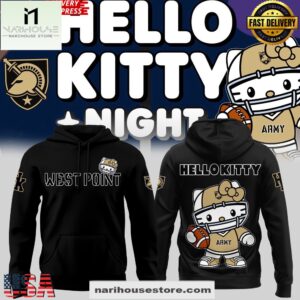 Army Black Knights West Point x Hello Kitty All Over Print Hoodie Shirt