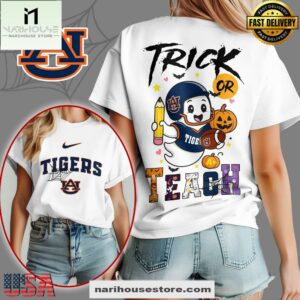 Auburn Tigers NCAA Halloween Trick Or Teach T-Shirt