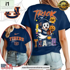 Auburn Tigers NCAA Halloween Trick Or Teach T-Shirt