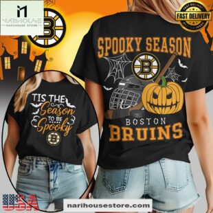 Boston Bruins NHL Spooky Season Halloween 3D Shirt