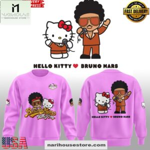 Bruno Mars x Hello Kitty Las 50th Anniversary Special Sweatshirt
