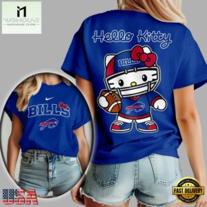 Buffalo Bills NFL x Hello Kitty All Over Print Shirt