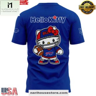 Buffalo Bills x Hello Kitty 2025 Blue Unisex 3D Shirt