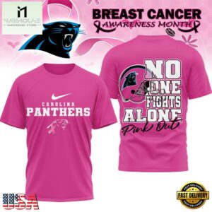 Carolina Panthers 2025 NFL Breast Cancer October Limited Edition 3D Shirt