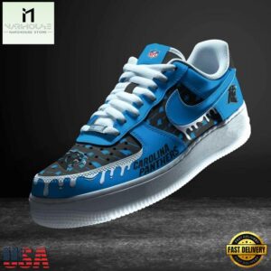 Carolina Panthers NFL Air Force 1 Shoes For Fans