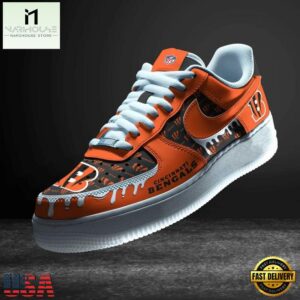 Cincinnati Bengals NFL Air Force 1 Shoes For Fans