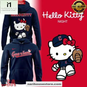 Cleveland Guardians Hello Kitty Night Limited Edition 3D Hoodie Shirt