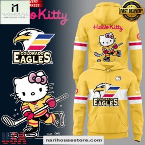 Colorado Eagles x Hello Kitty Special All Over Print Unisex Hoodie