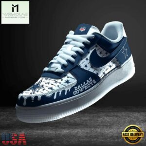 Dallas Cowboys NFL Air Force 1 Shoes For Fans