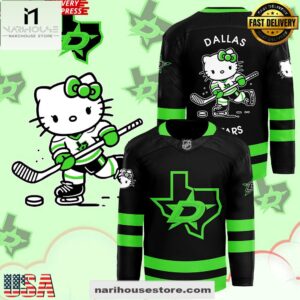 Dallas Stars x Hello Kitty 50th Anniversary New Design Hockey Jersey